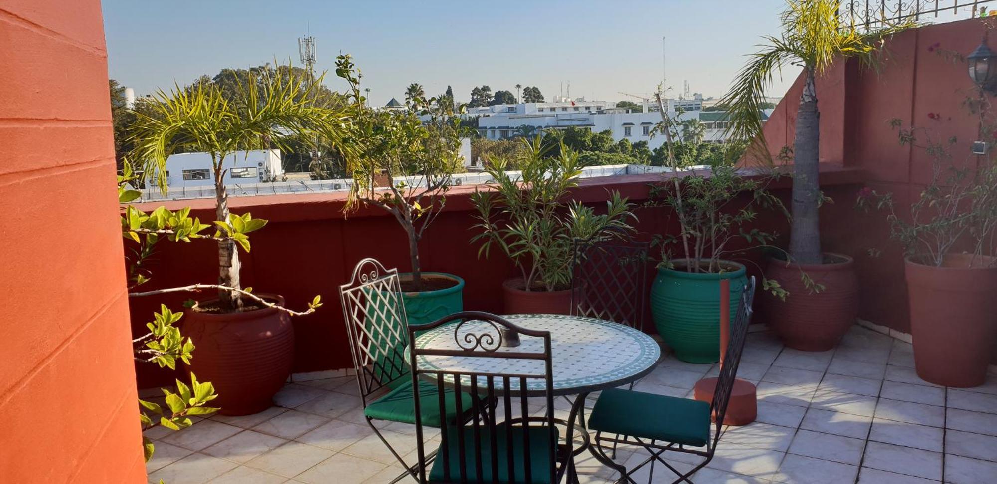 Appartement Agreable Avec 2 Tres Belles Terrasses Au Coeur De Ραμπάτ Εξωτερικό φωτογραφία